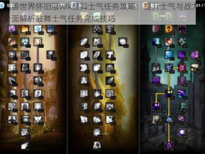 魔兽世界怀旧服wlk鼓舞士气任务攻略：提升士气与战力，全面解析鼓舞士气任务完成技巧