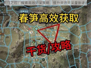 明日之后：探索高效开采策略，提升资源开采量新途径