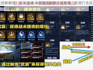 刀剑风云全攻略解析：征服深渊 成就最强巅峰之战秘典，武器打造战斗秘籍解读刀剑物语新篇章揭秘