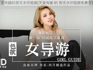 天美传媒85部无水印视频(天美传媒 85 部无水印视频免费分享)