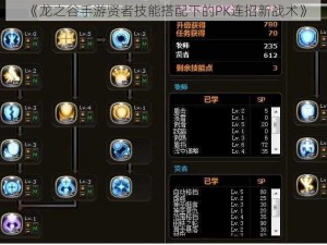 《龙之谷手游贤者技能搭配下的PK连招新战术》