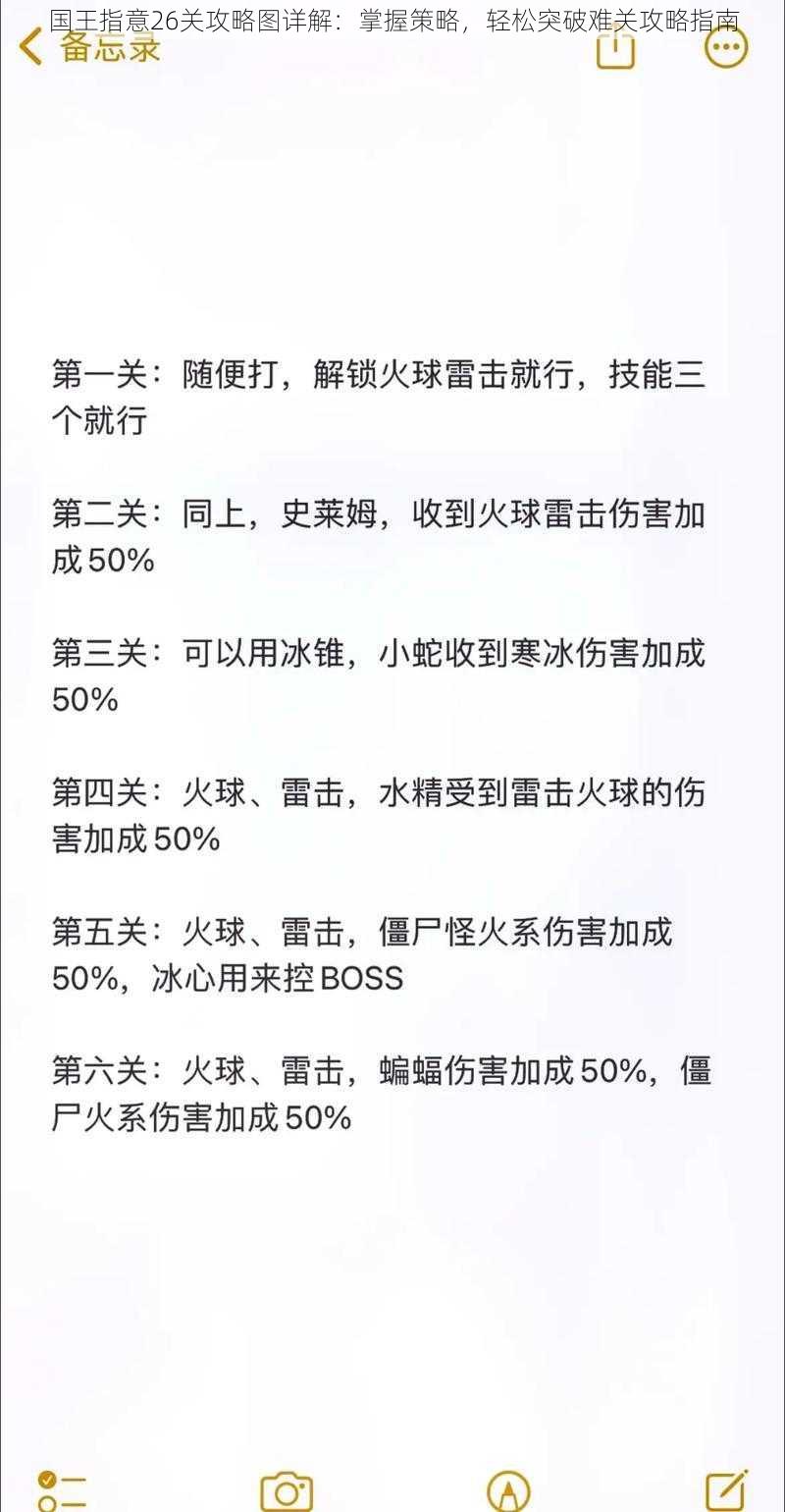 国王指意26关攻略图详解：掌握策略，轻松突破难关攻略指南