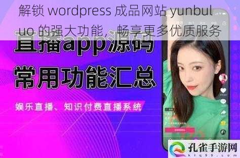 解锁 wordpress 成品网站 yunbuluo 的强大功能，畅享更多优质服务