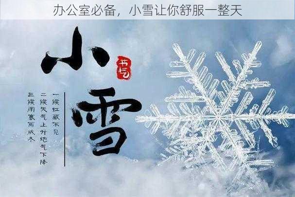 办公室必备，小雪让你舒服一整天