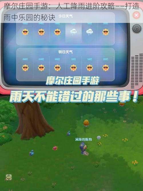 摩尔庄园手游：人工降雨进阶攻略——打造雨中乐园的秘诀