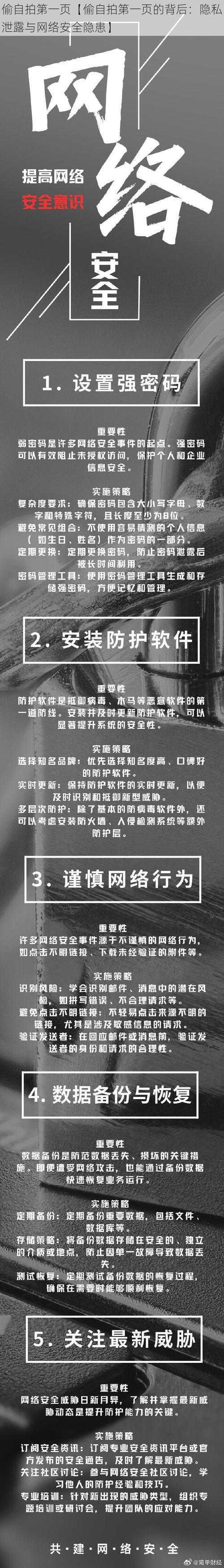 偷自拍第一页【偷自拍第一页的背后：隐私泄露与网络安全隐患】