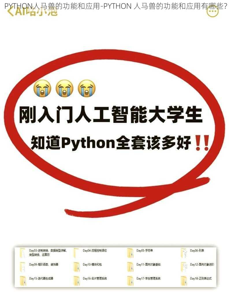 PYTHON人马兽的功能和应用-PYTHON 人马兽的功能和应用有哪些？