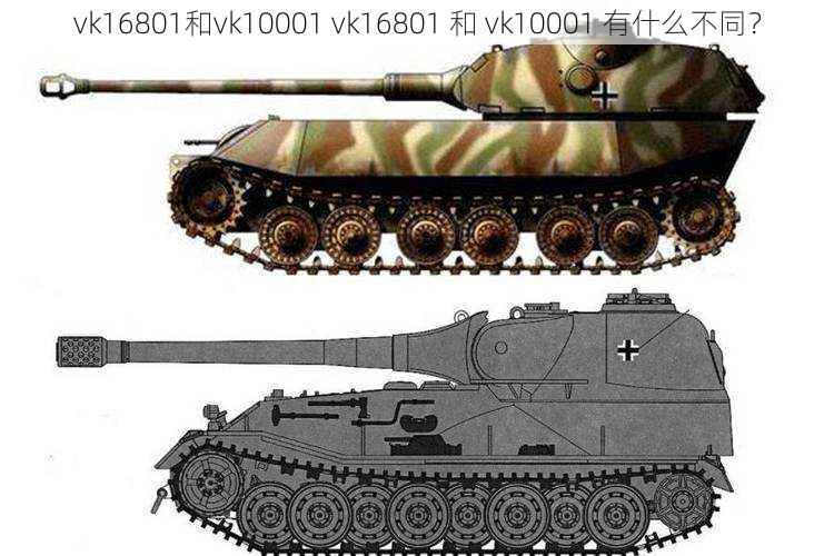 vk16801和vk10001 vk16801 和 vk10001 有什么不同？