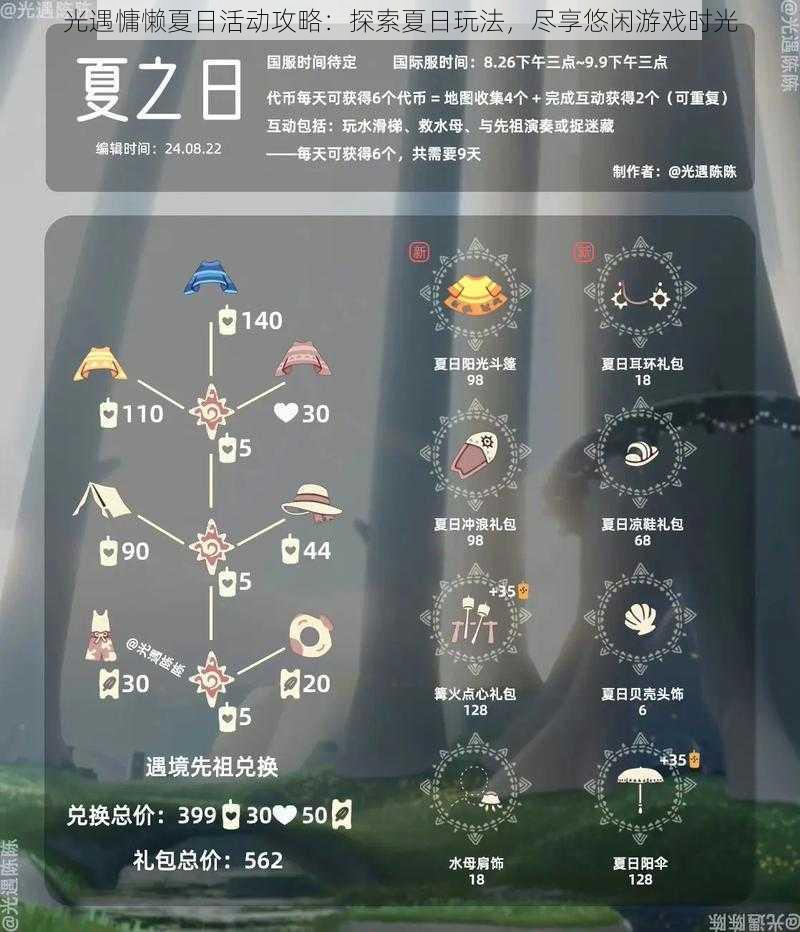 光遇慵懒夏日活动攻略：探索夏日玩法，尽享悠闲游戏时光