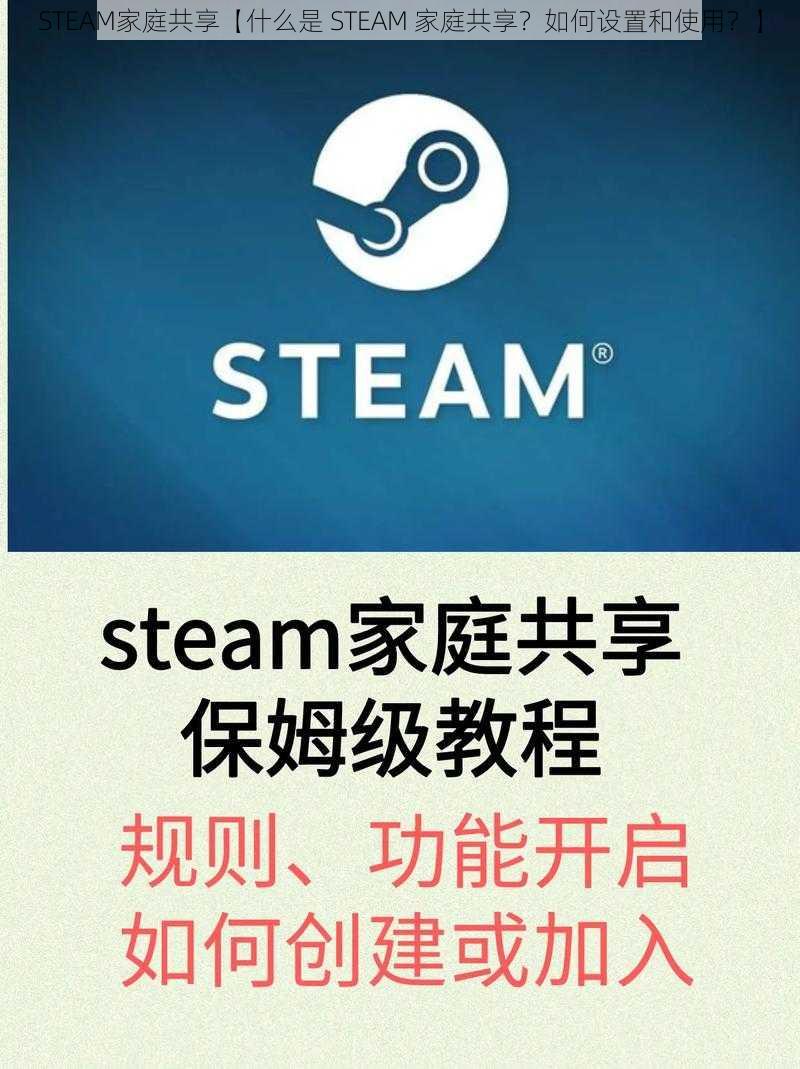 STEAM家庭共享【什么是 STEAM 家庭共享？如何设置和使用？】