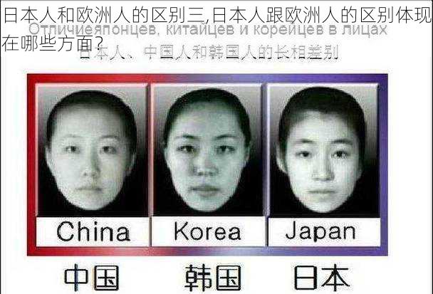 日本人和欧洲人的区别三,日本人跟欧洲人的区别体现在哪些方面？