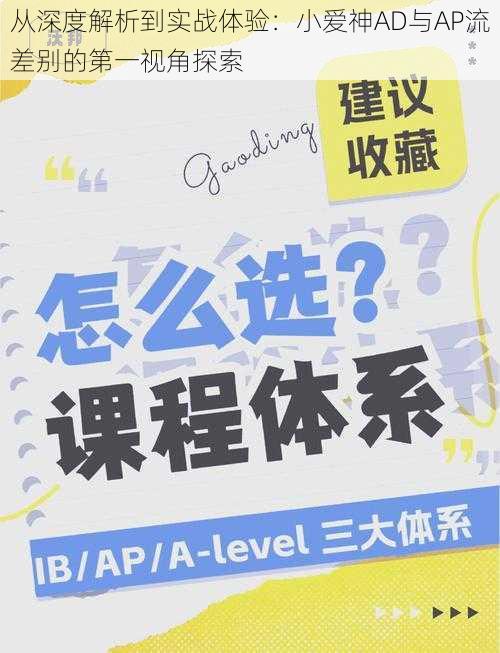 从深度解析到实战体验：小爱神AD与AP流差别的第一视角探索