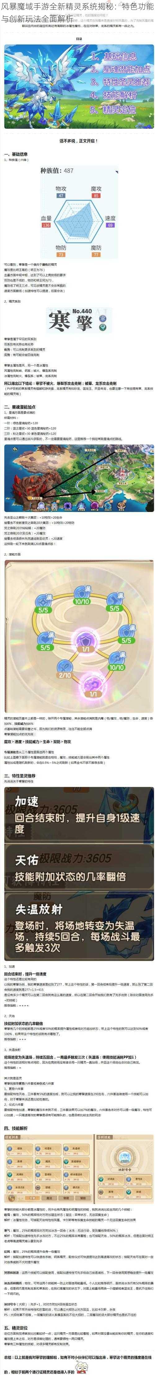 风暴魔域手游全新精灵系统揭秘：特色功能与创新玩法全面解析