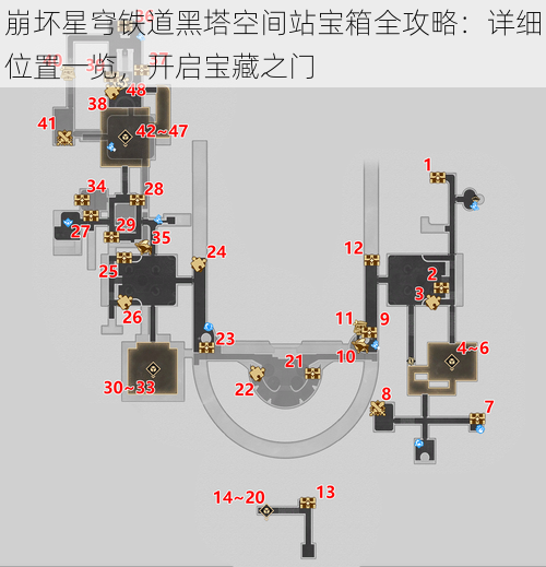 崩坏星穹铁道黑塔空间站宝箱全攻略：详细位置一览，开启宝藏之门