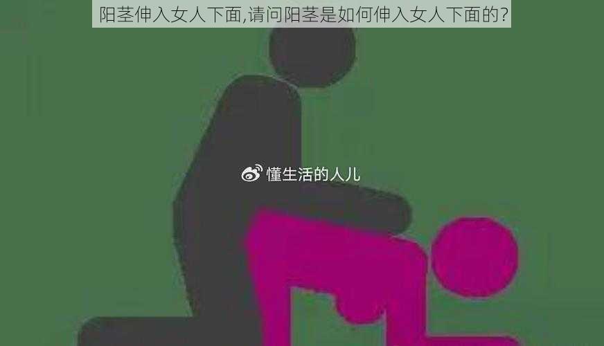 阳茎伸入女人下面,请问阳茎是如何伸入女人下面的？