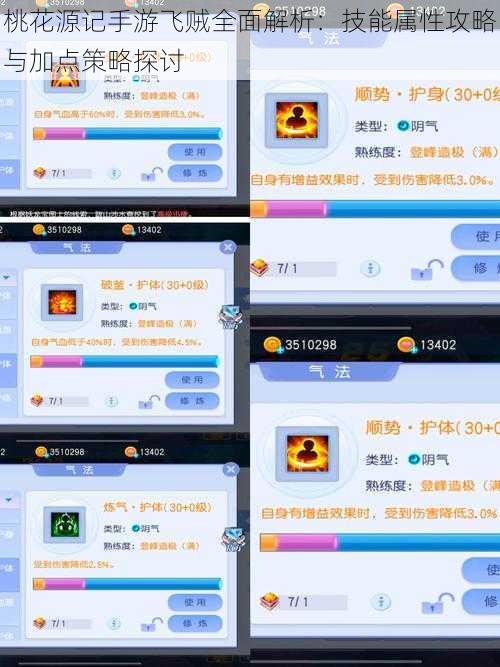 桃花源记手游飞贼全面解析：技能属性攻略与加点策略探讨