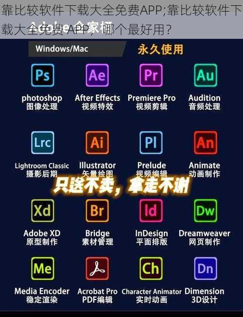 靠比较软件下载大全免费APP;靠比较软件下载大全免费 APP，哪个最好用？