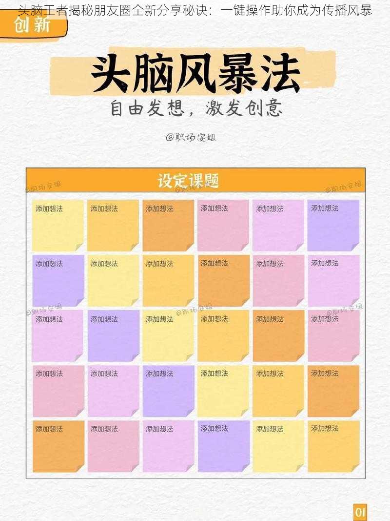 头脑王者揭秘朋友圈全新分享秘诀：一键操作助你成为传播风暴